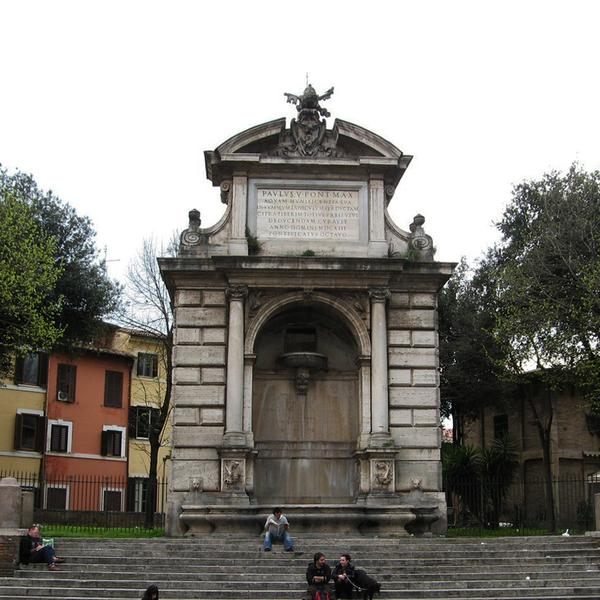 La fontana di Ponte Sisto