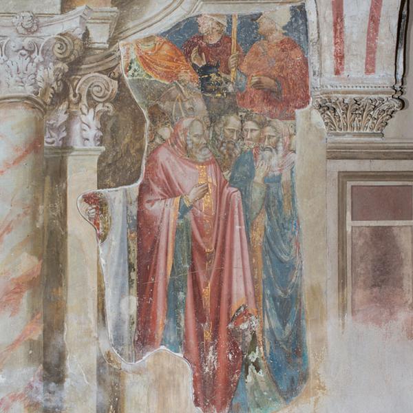 Sala del Capitolo: Crocifissione; Scene della vita di San Francesco e Santi 