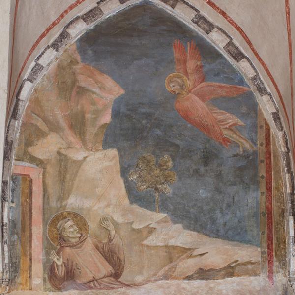 Sala del Capitolo: Crocifissione; Scene della vita di San Francesco e Santi 