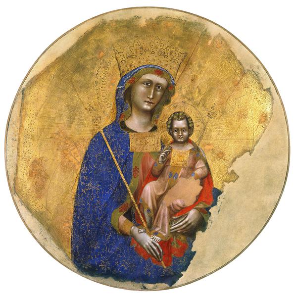 Schiere angeliche; Madonna con Bambino; San Marco Evangelista