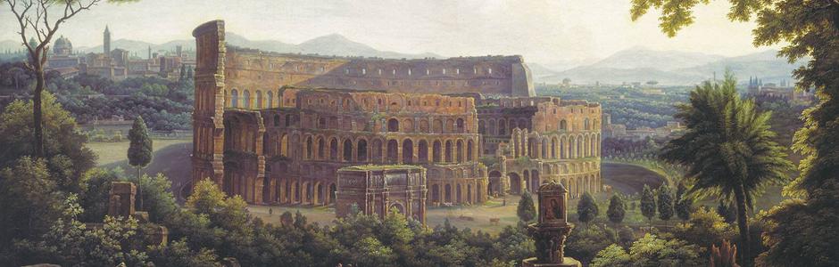 ON THE PALATINE HILL. GOETHE WALKING